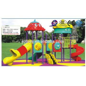 JQB0518 Popular Kids Outdoor plástico Playground Equipamentos Forest Tree House